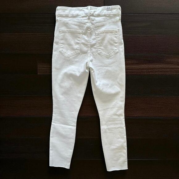 Frank & Eileen Sligo White Skinny Jeans Italian Performance Raw Women's size 26 - Picture 12 of 12